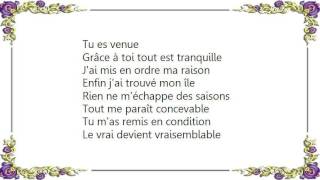 Henri Salvador - Tu Es Venue Lyrics