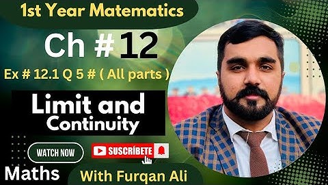 Exercise 12.1 – Question 5 (all parts) Complete Solution | Limits Using Algebra | Class 11 Math