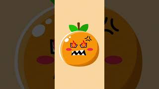 Angry Orange icon #vector #orange #cartoon