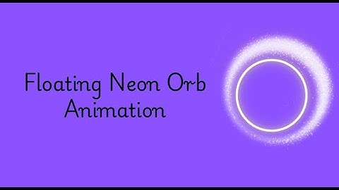 ✨ Floating Neon Orb Animation | Auto Color-Changing Glow Effect | CSS Animation Shorts #coding  #css