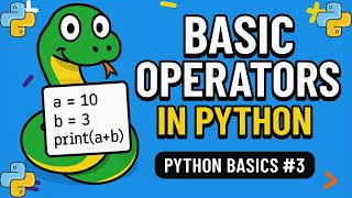 OPERATORS in Python | Python for Beginners #python #pythonprogramming #pythontutorial