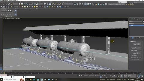 3DsMax Tutorials, Learn 3D Modeling a Tank Wagon in Railways from Scratch in 3Dsmax.( Part 8)