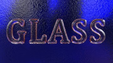 Cinema 4D - Crazy Glass 3D Text