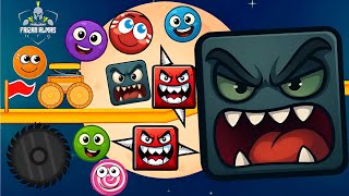 Bounce Ball - Red Roller Ball | (Part 1) Space Adventure | Boss Fight | Gameplay WFG