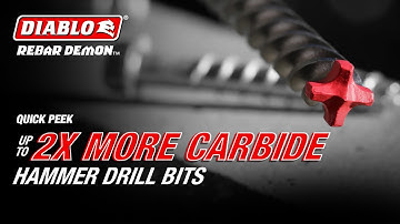 Quick Peek - Up To 2x More Carbide | Diablo Rebar Demon