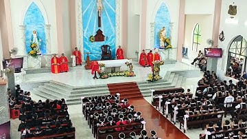 Giáo xứ Đăk kơ dem Ngày lãnh nhận bí Tích thêm sức cho các em 