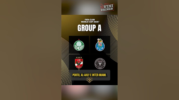 TODOS OS GRUPOS DO MUNDIAL DE CLUBES DA FIFA DE 2025 #shorts