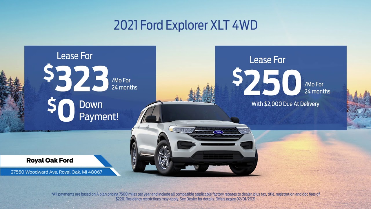 Royal Oak Ford January Explorer YouTube