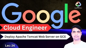 GCP Tutorial-24 | Deploy Apache Tomcat Web Server on GCE 🔥