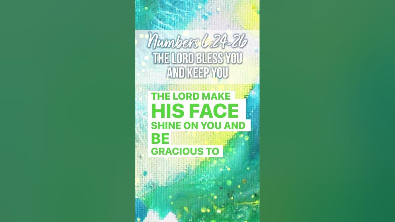 the-lord-bless-you-numbers-6-24-26-daily-bible-verse-youtube