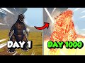 I survived 1000 days in kaiju universe  roblox
