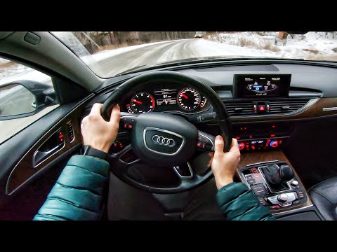 2015 Audi A6 3.0 Quattro - POV TEST DRIVE / Тест драйв от первого лица
