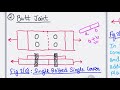 Types of Bolted Joints| Lap Joint Butt Joint|Types of Joints in Steel Structures