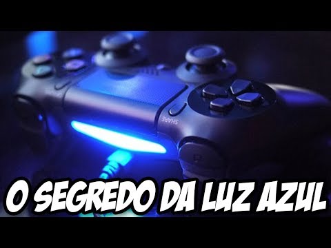 O Segredo da Luz azul do controle do Playstation 4