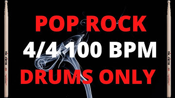 Pop Rock Drums Only 100 Bpm by SolidTracks [2]