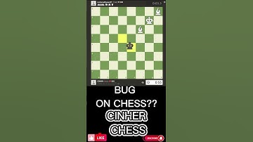 IS THERE A BUG IN CHESS?? #chess #shorts #keşfet