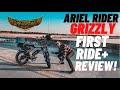 ARIEL RIDER GRIZZLY - FIRST RIDE, REVIEW + SPEED TEST + HILL CLIMBING!  New Fast Ebike EMoped⚡️