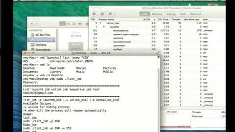 Bypassing launchctl to hide a Mac OS process for good