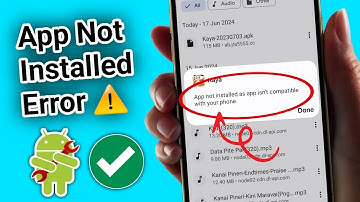 Hoe u de foutmelding ‘App niet geïnstalleerd omdat app niet compatibel is met uw telefoon’ kunt o...