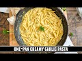 The HEALTHIEST Creamy Garlic Pasta Easy ONE PAN 20 Minute Recipe The HEALTHIEST Creamy Garlic Pasta Easy ONE PAN 20 Minute Recipe