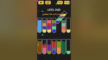 Water sort puzzle level 3403