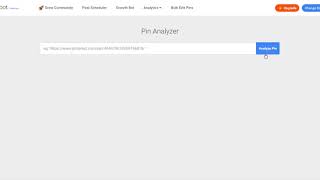 Pinterest Pin Analyzer - Social Media Marketing by Viralwoot