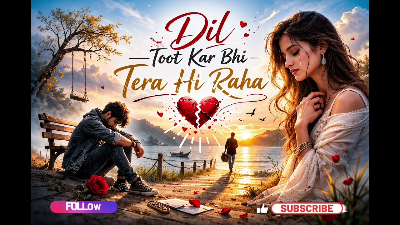 Dil Toot Kar Bhi Tera Hi Raha 💔 | Heart Touching Sad Song 2026