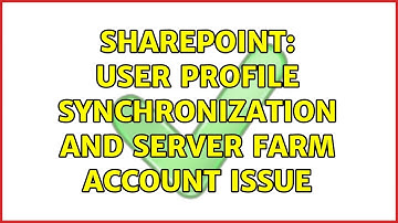 Sharepoint: User Profile Synchronization and server farm account issue (2 Solutions!!)