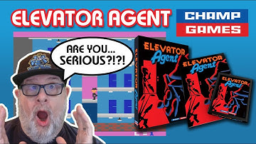 ELEVATOR AGENT by Champ Games Review! An ATARI 2600 Game!