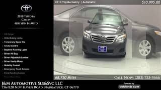 Used 2010 Toyota Camry | J&M Automotive Sls&Svc LLC, Naugatuck, CT