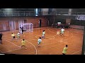 ハンドボールを ドリブル突破