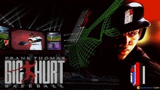 Frank Thomas Big Hurt Baseball Gameplay Pc Game, 1995