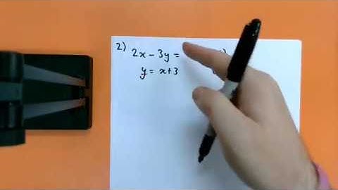Simultaneous Equations: Substitution Method