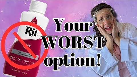 Fabric Dye 101: How to Dye with Acid, Fiber Reactive, and RIT Dyes