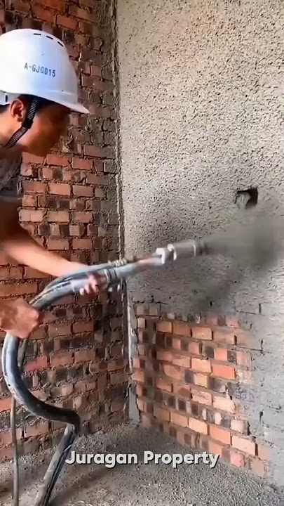 Plaster Dinding Tercepat, minim tenaga #construction #fyp #fypシ゚viral #fypshort #short