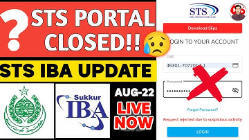 STS New Update|STS bps 5 t0 15 test date|General Administration & IBA Sukkur|Technical Abdul Basit |