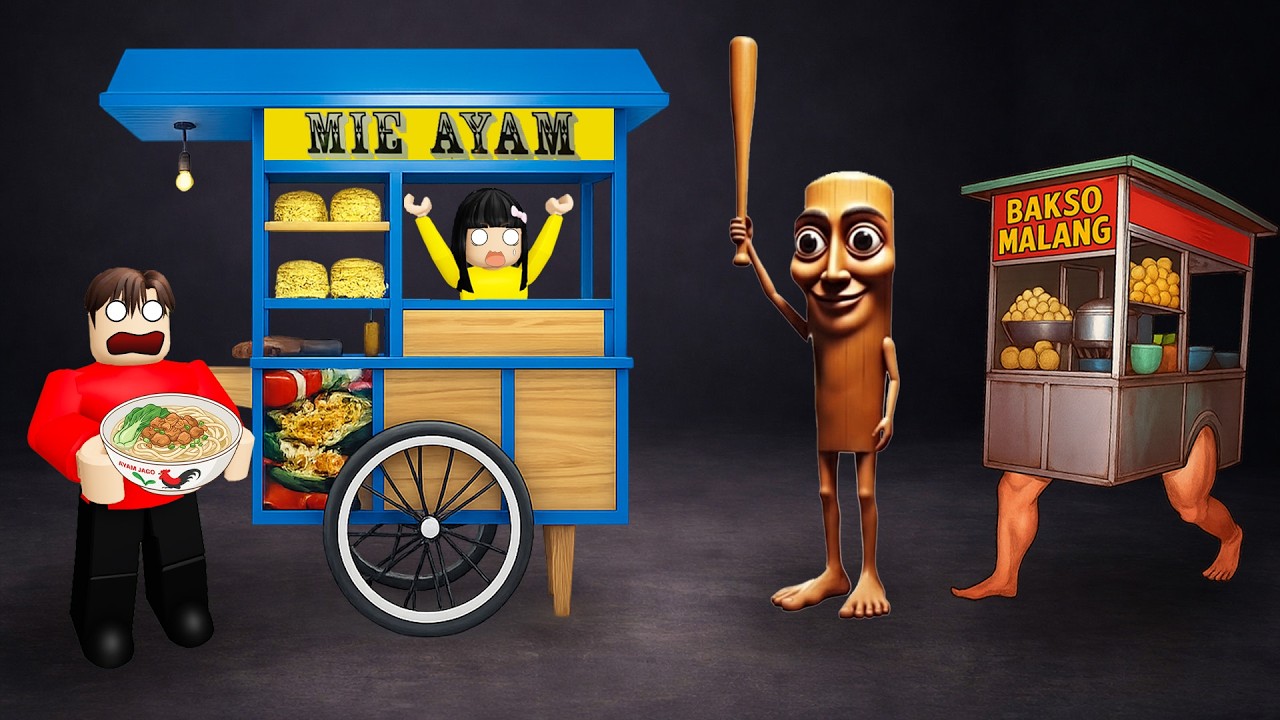 Yuta Mio Dan Baby Celine Jualan Mie Ayam Ketemu Anomali & Hantu | ROBLOX