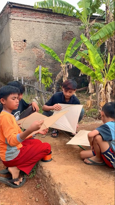 Tipe tipe main layangan #diy #kreatif #viral #art #craft #madep