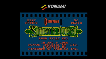Castlevania II (NES) - No Death, Best Ending