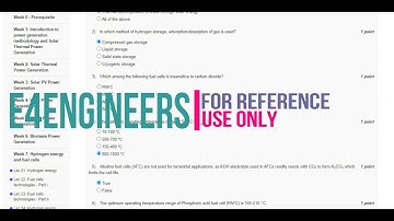 Sustainable Power Generation Systems  NPTEL week 7 assignment solution