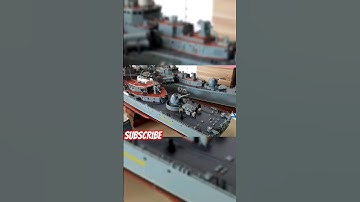Do you konw the name of these two russia battle ship ? #rcmodel #scalerc #rc #rcships #rcboat