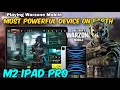 Playing warzone mobile in ipad pro m2  max graphics 60 fps