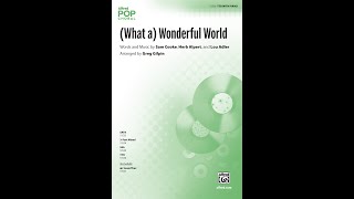 Download Lagu (What a) Wonderful World (TTB) arr. Greg Gilpin – Score \u0026 Sound MP3