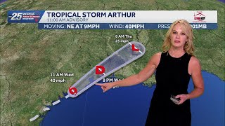 Tropical Storm Arthur forms, becomes first named storm of 2026 Atlantic Hurricane Season