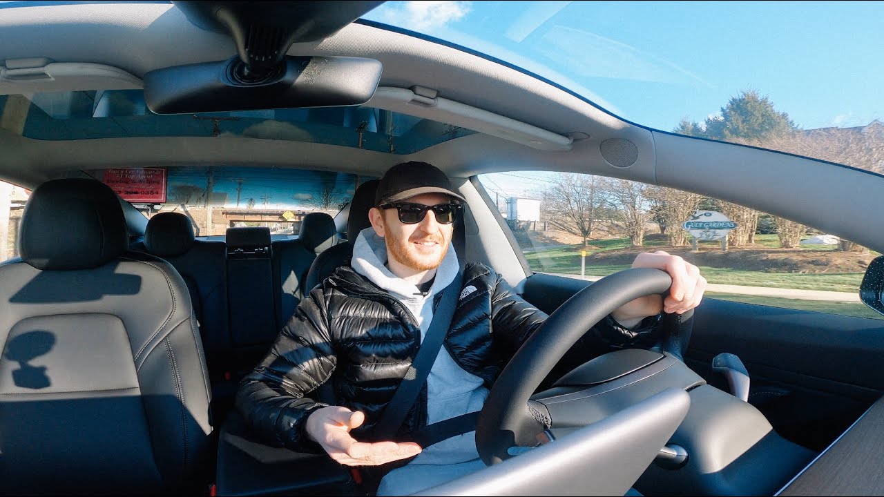 My First Electric Car Experience... in a 2021 TESLA MODEL 3 - YouTube