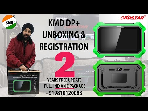 KMD DP PLUS REGISTRATION & UNBOXING WORLDS BEST KEY PROGRAMMER +919810120088