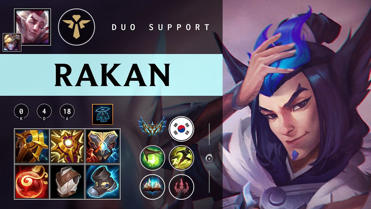 Rakan Support vs Karma - KR Challenger Patch 26.04