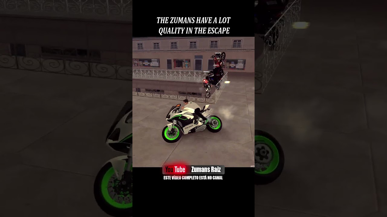 O ZUMANS TEM QUALIDADE NAS FUGAS NO GTA MTA ! #mta #gta5 #shorts