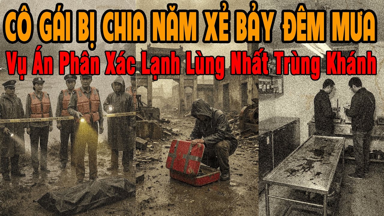 🔔 Kỳ Án Trung Quốc Thi Thể Cô Gái Bị Chia Năm Xẻ Bảy Đêm Mưa Bão, Vụ Án Phân Xác Lạnh Lùng Nhất