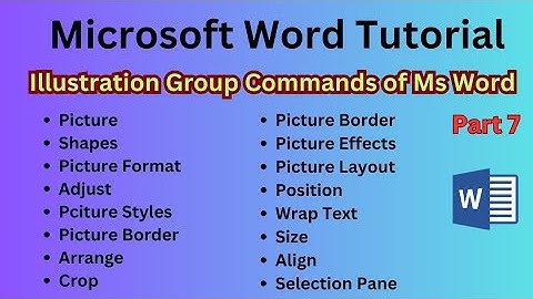 MS Word Tutorial | Part 7| 2025